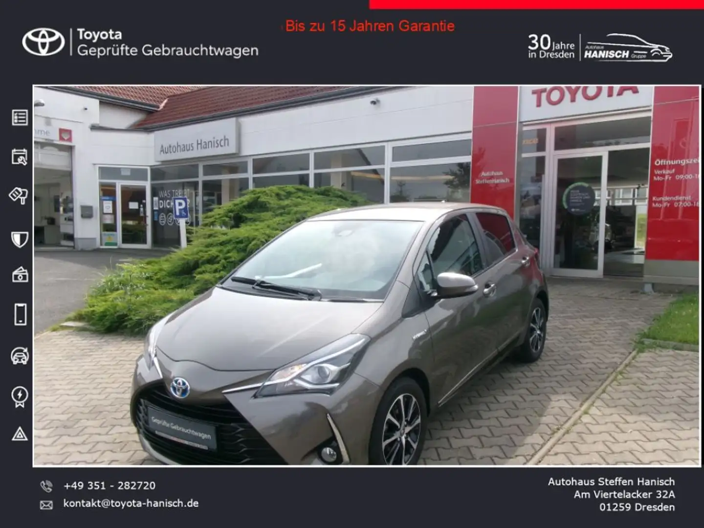 Toyota Yaris Hybrid 1.5 VVT-i Team Deutschland Bronze - 1