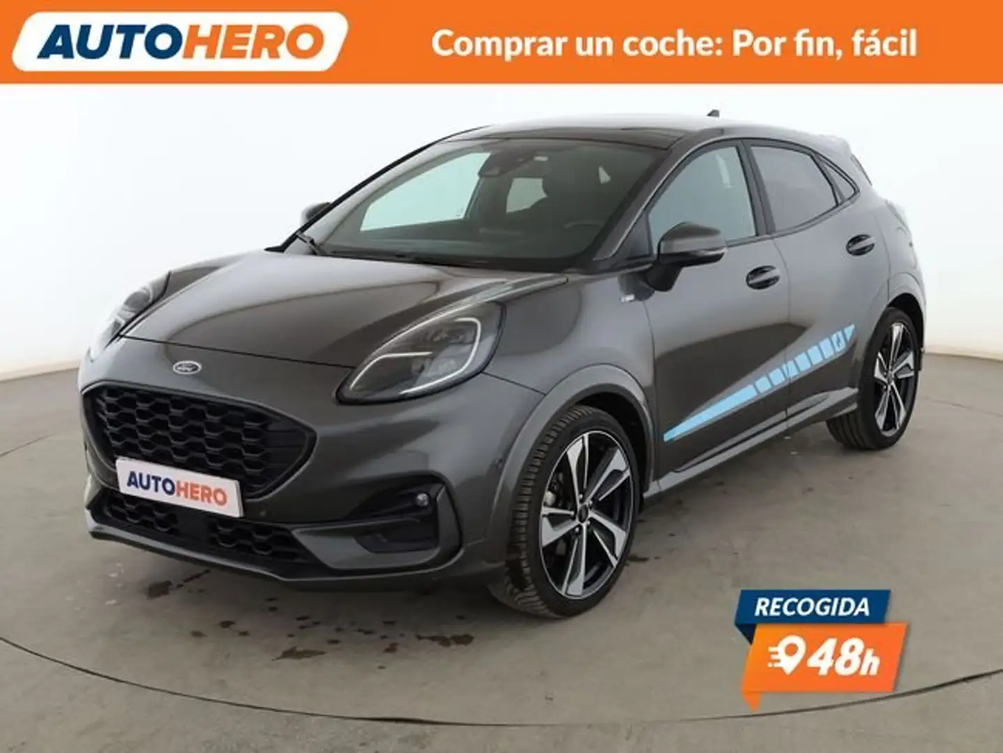 Ford Puma 1.0 EcoBoost Mild-Hybrid ST-Line Gris - 1