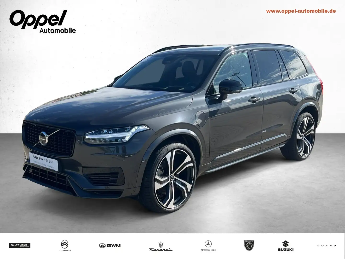 Volvo XC90 XC 90 T8 AWD Ultimate Dark AHK+NAVI+360°RFK+TEM Gris - 1
