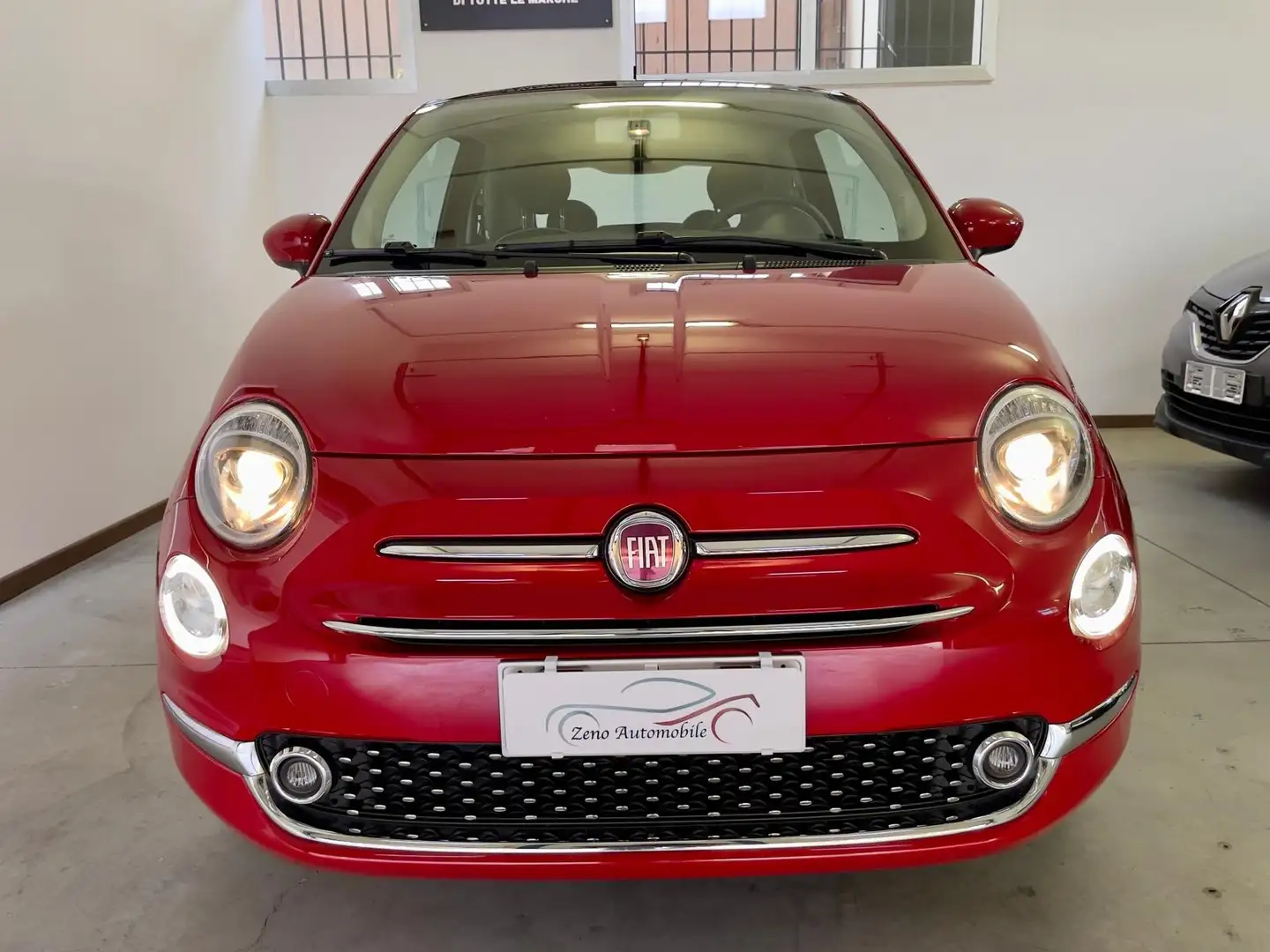 Fiat 500 1.2 Lounge/Clima Automatico/Tetto panoramico Rosso - 2