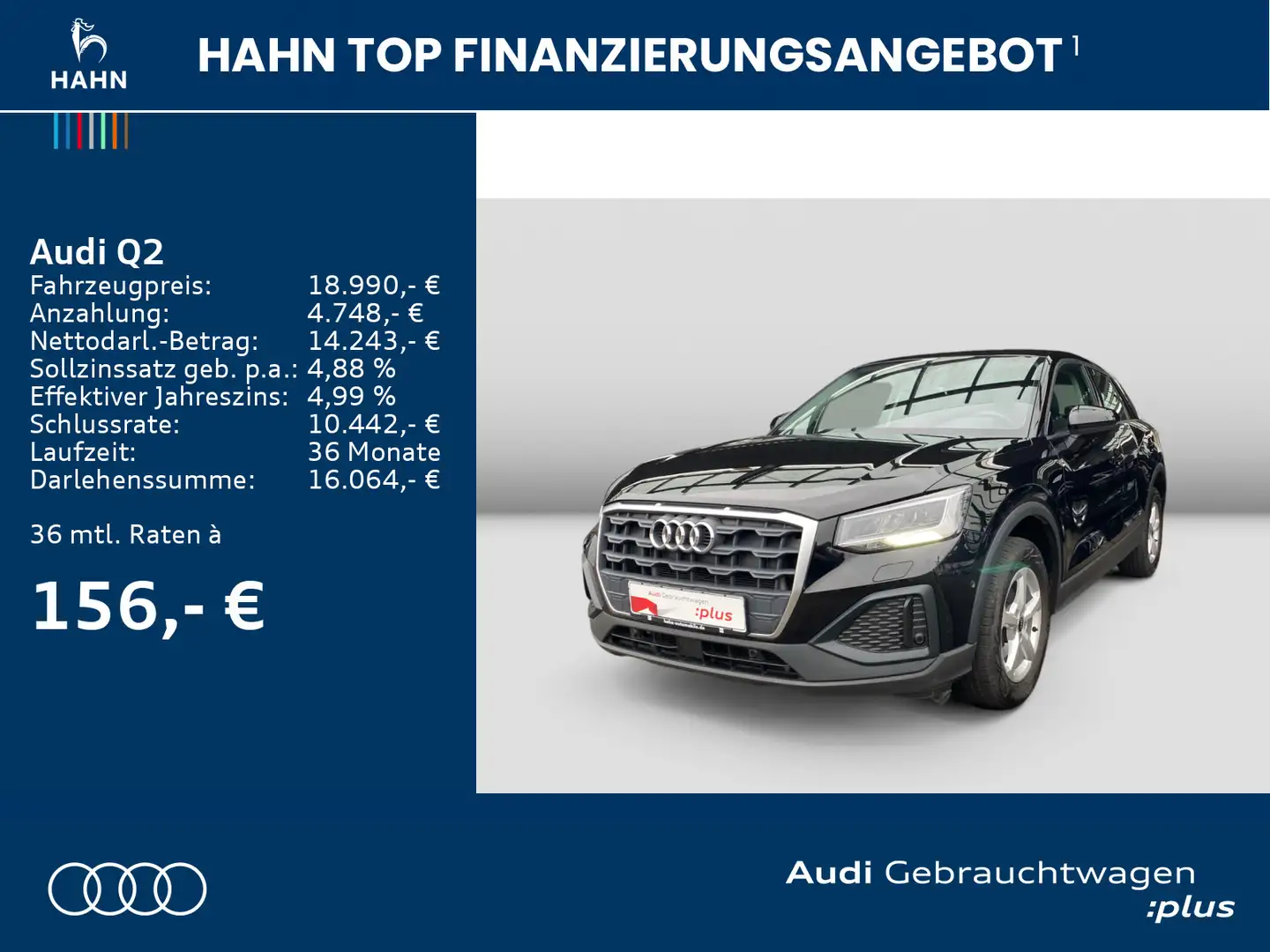 Audi Q2 30TDI CAM ACC Navi LED Sitzh Noir - 2