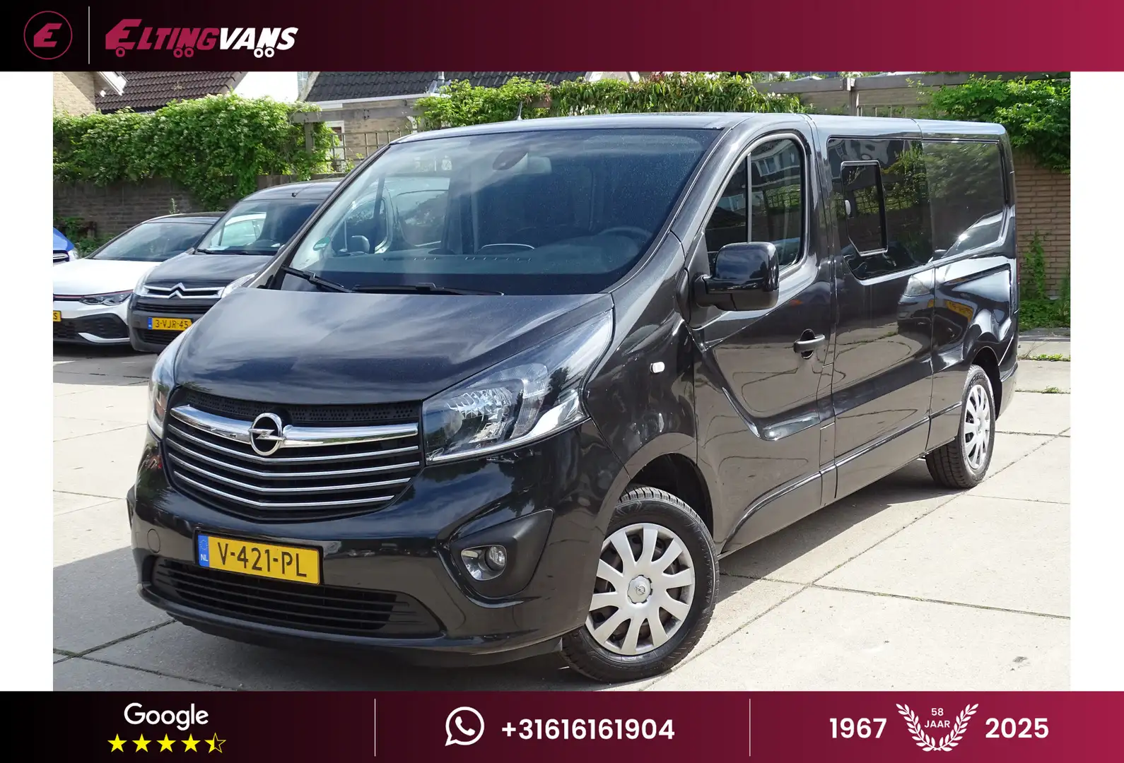Opel Vivaro 1.6 CDTI L2H1 DC Sport EcoFlex Noir - 1