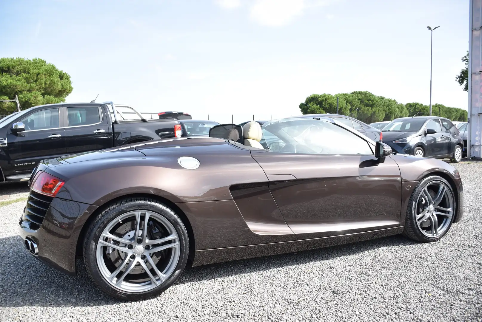 Audi R8 SPYDER CABRIO 4.2 V8 430CV AUTOM. QUATTRO KM REALI Maro - 2