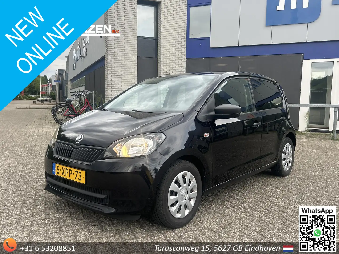 Skoda Citigo 1.0 Greentech Active Pro | 5 Deurs | Airco | Zwart - 1