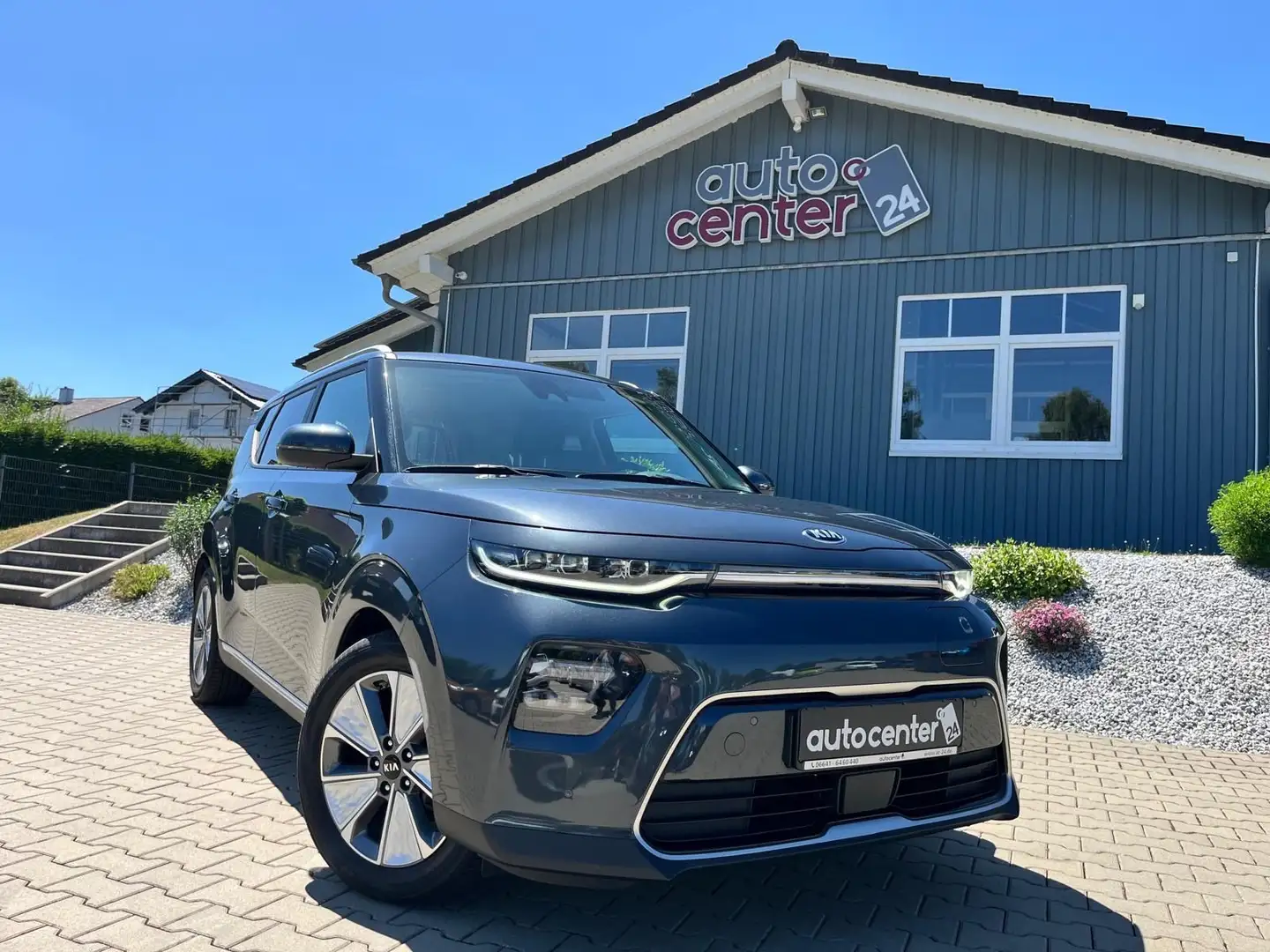 Kia Soul e-Soul°64 kWh°SOH 100%°LED°CCS°Kamera°1.Hand° Gris - 1