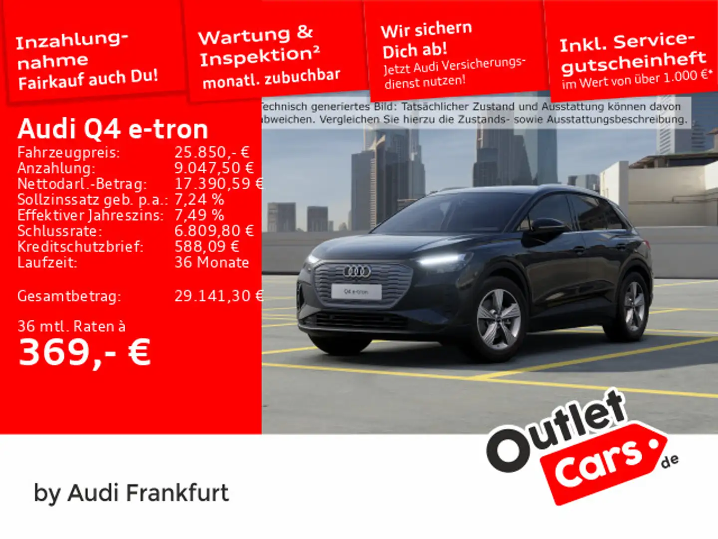 Audi Q4 e-tron 35 LED ACC DAB PDC Schwarz - 1
