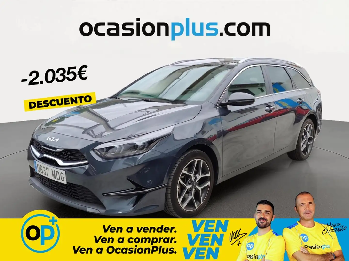 Kia Ceed / cee'd Tourer 1.0 T-GDi Eco-Dynamics Tech 120 Gris - 1