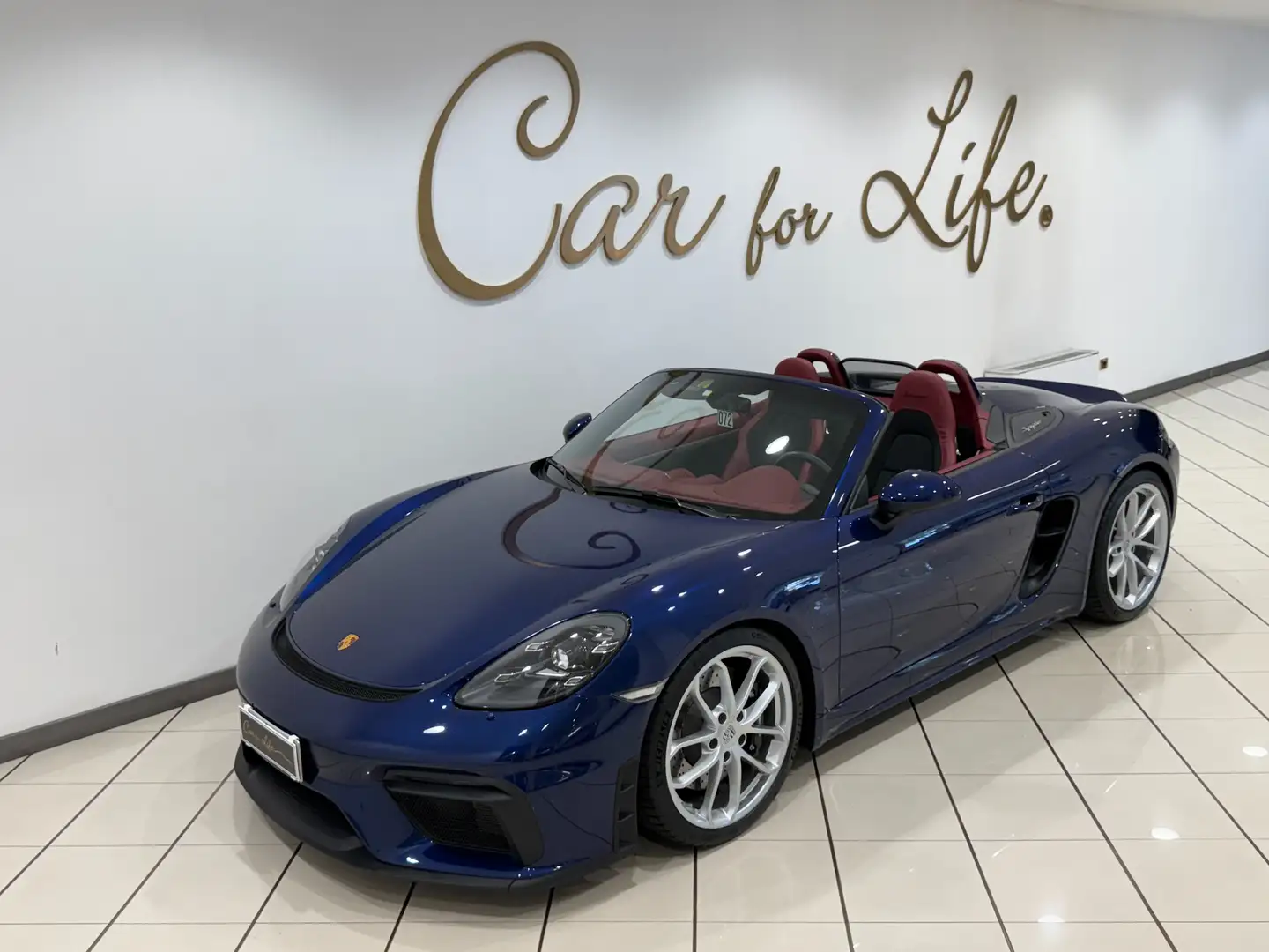 Porsche 718 Spyder Full Optionals Синій - 1