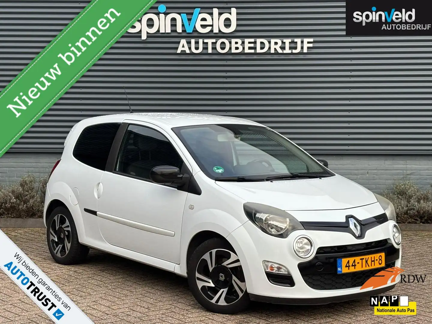 Renault Twingo 1.2 16V Dynamique BJ`12 NAP NL Airco Cruise LMV Blanc - 1