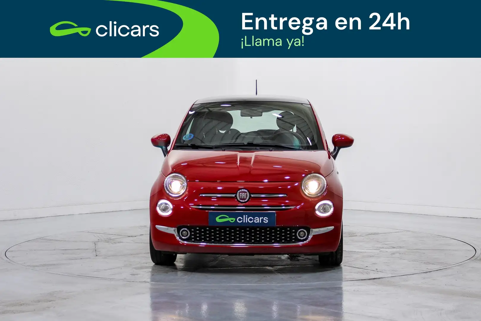 Fiat 500 1.0 Hybrid Monotrim 52kW Rojo - 2