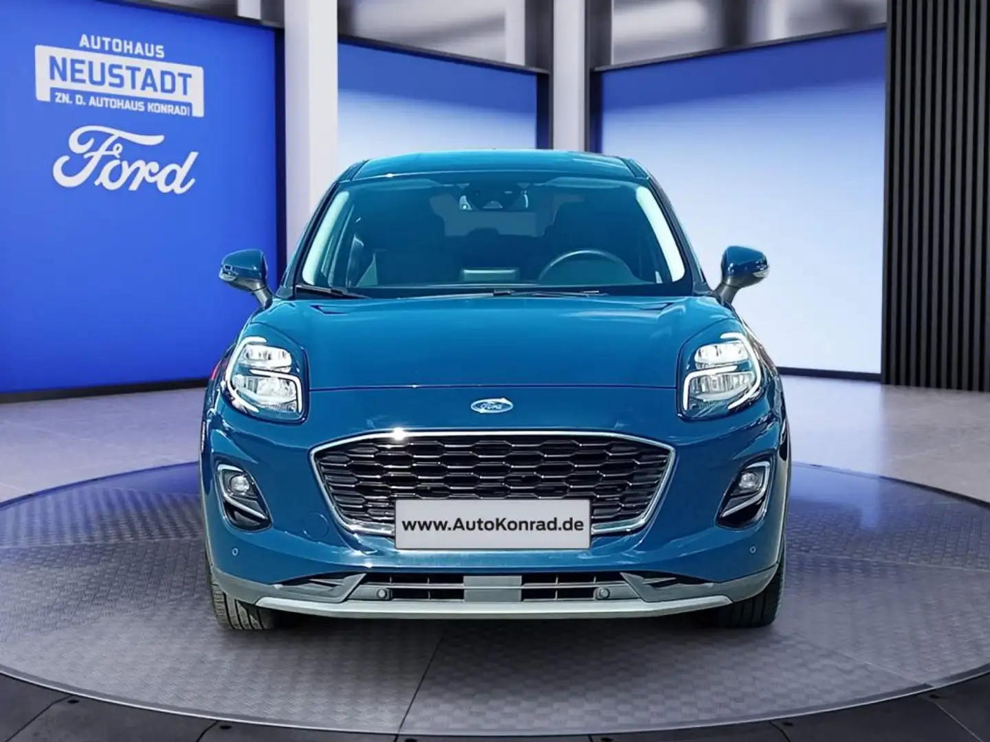 Ford Puma 1.0 MHEV TITANIUM *WinterPK*Kamera*AHK* Blauw - 2