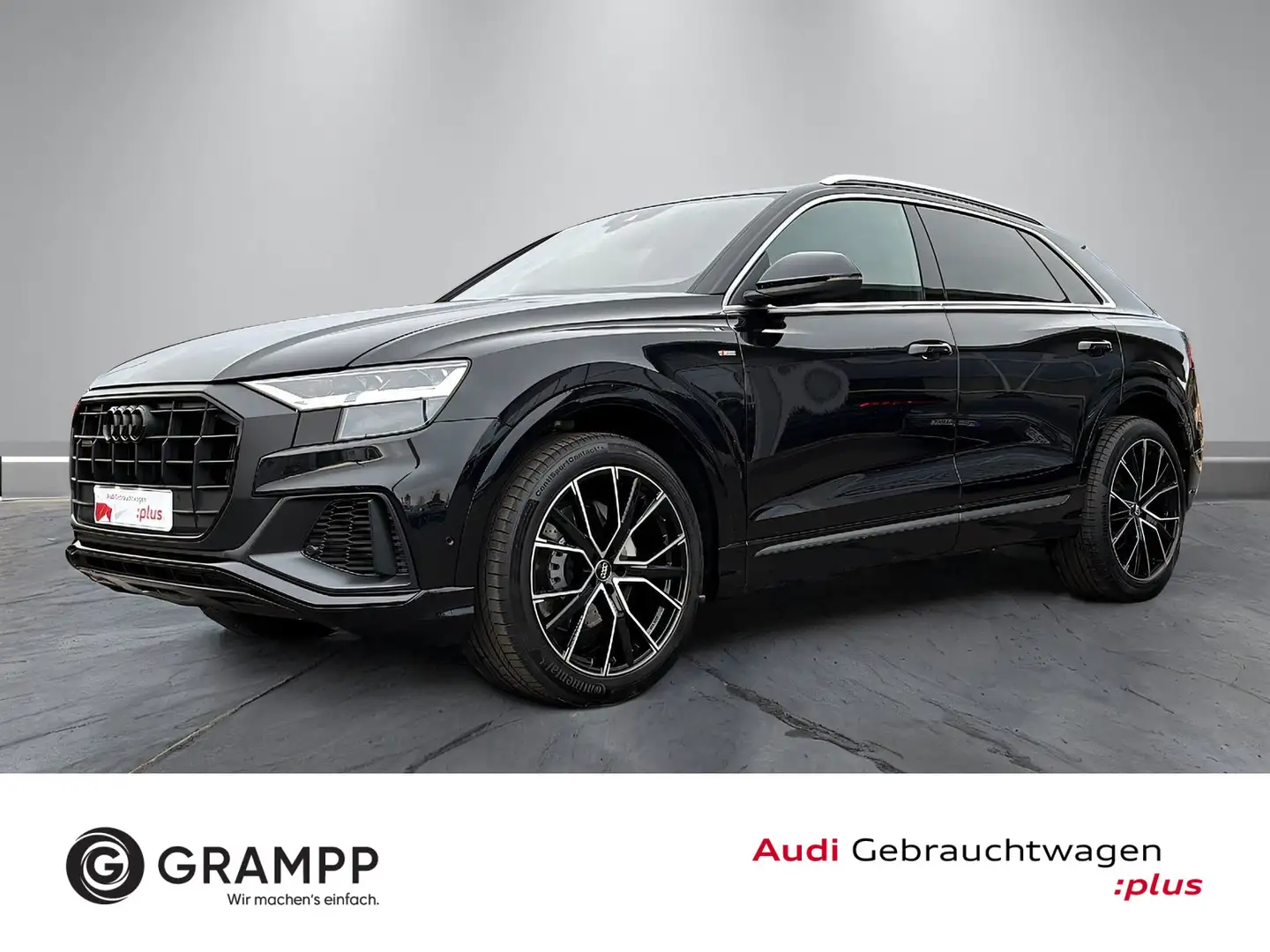 Audi Q8 50 TDI +S-LINE+AHK+KAMERA+LED+MEMORY+ Schwarz - 1