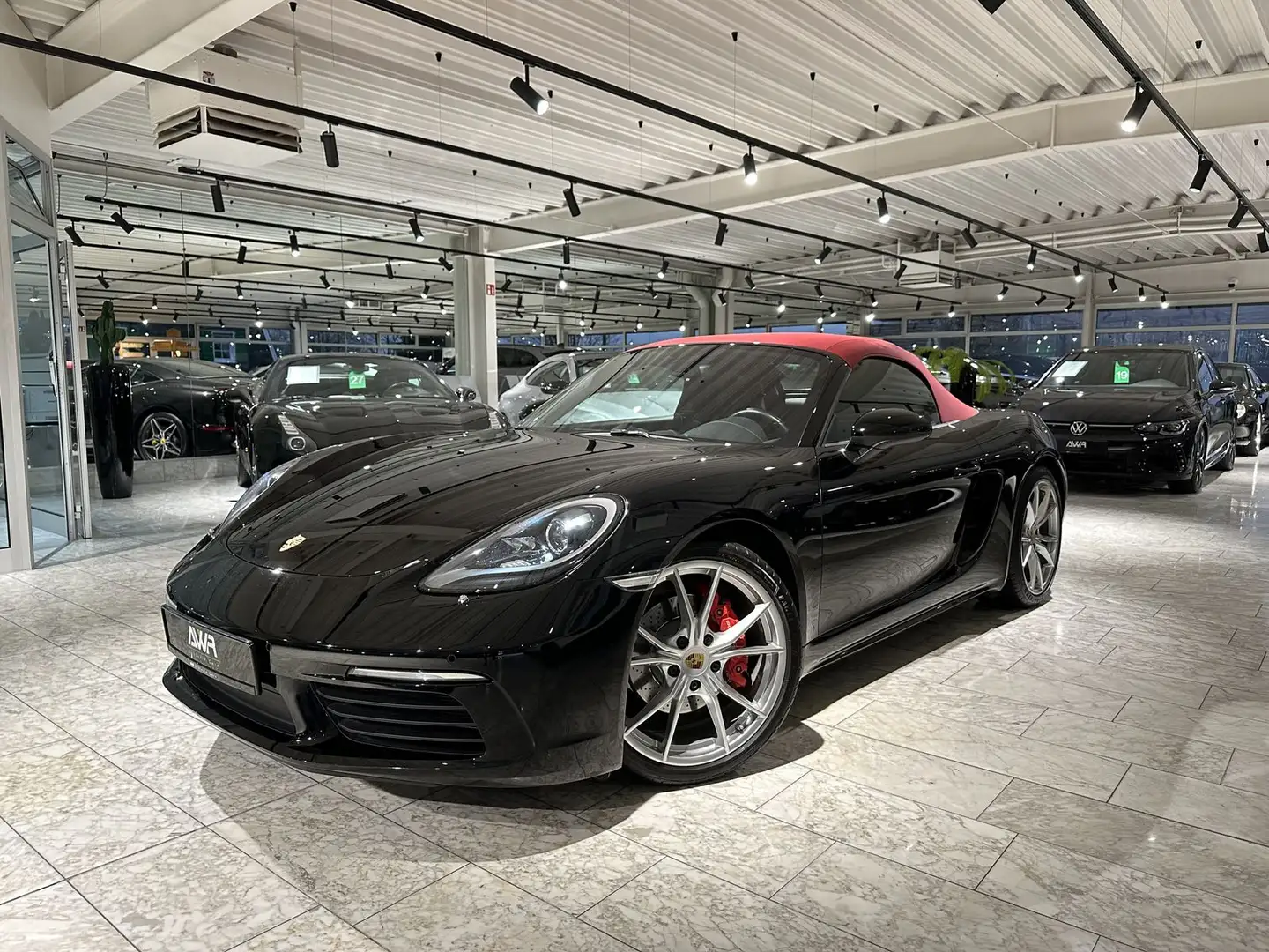 Porsche Boxster 718 S 20"ALU*SPORT-CHRONO*PDK*R.KAMERA* Noir - 2