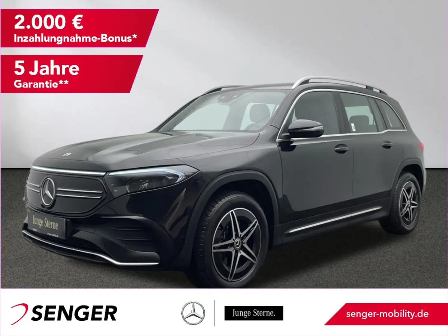 Mercedes-Benz EQB 300 EQB 250 AMG Kamera Totwinkel Ambiente Tempomat Noir - 1