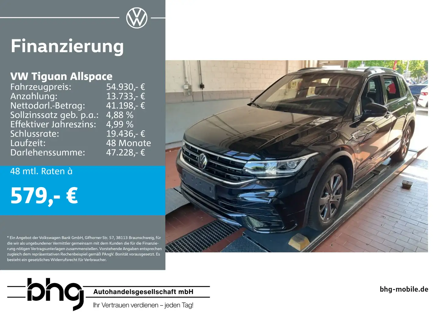 Volkswagen Tiguan Allspace 2.0 TDI DSG 4Motion R-Line Schwarz - 1