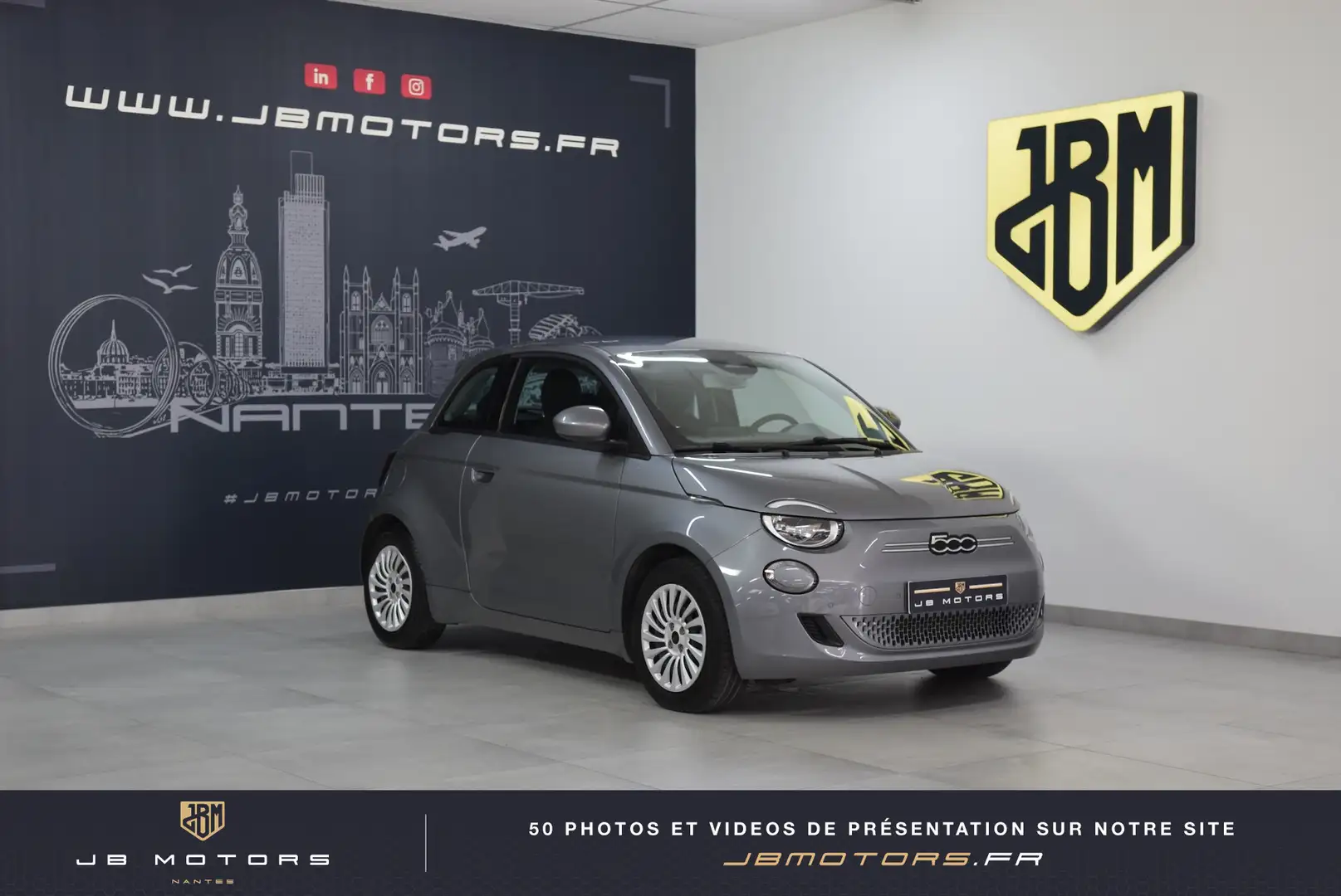 Fiat 500e 500 e 118 ch Nouvelle 500 Camera Accoudoir Sieges  Gris - 1