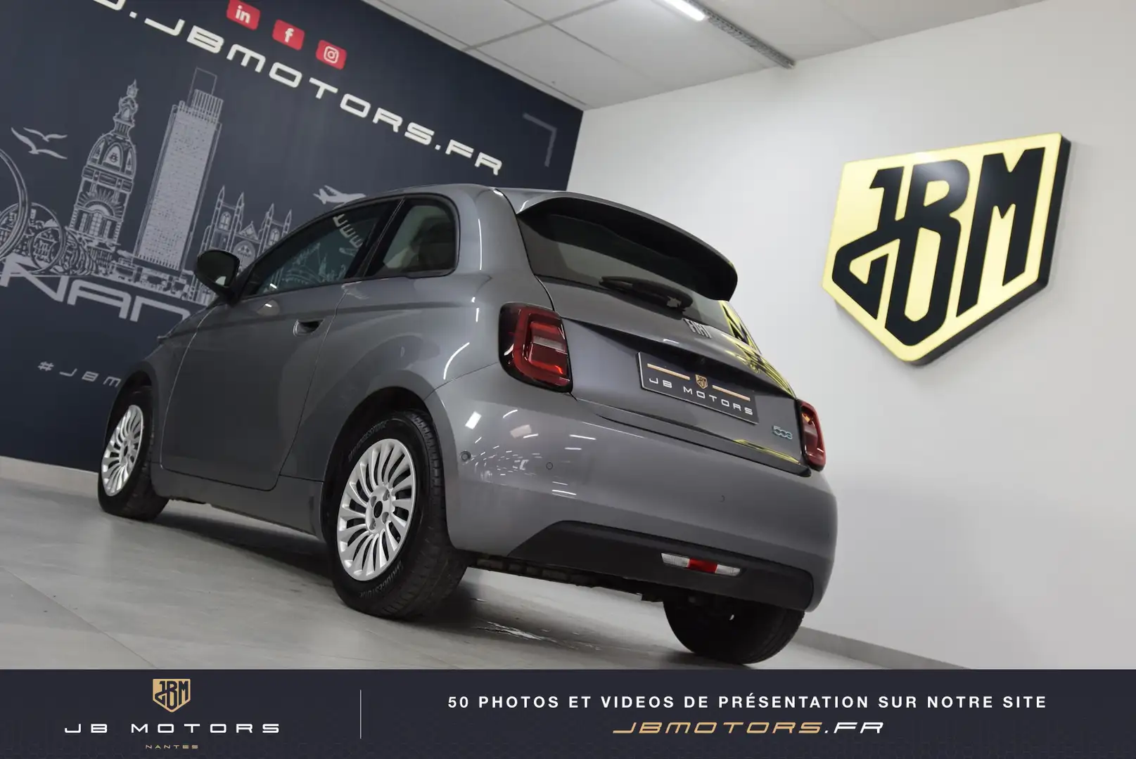 Fiat 500e SOH 95% 500 e 118 ch Nouvelle 500 Camera Accoudoir Gris - 2