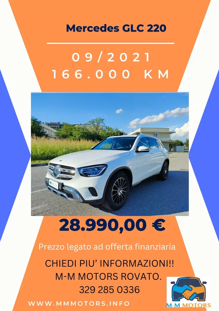Mercedes-Benz GLC 220 d 4Matic Sport ProM-Mo Weiß - 2