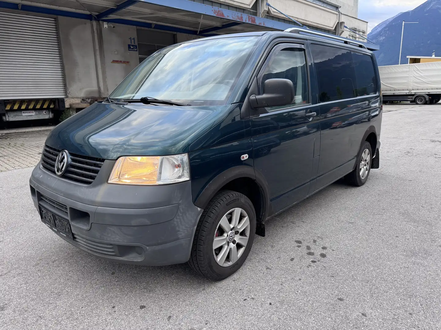 Volkswagen T5 Transporter doka kastenwagen TDI D-PF Green - 1