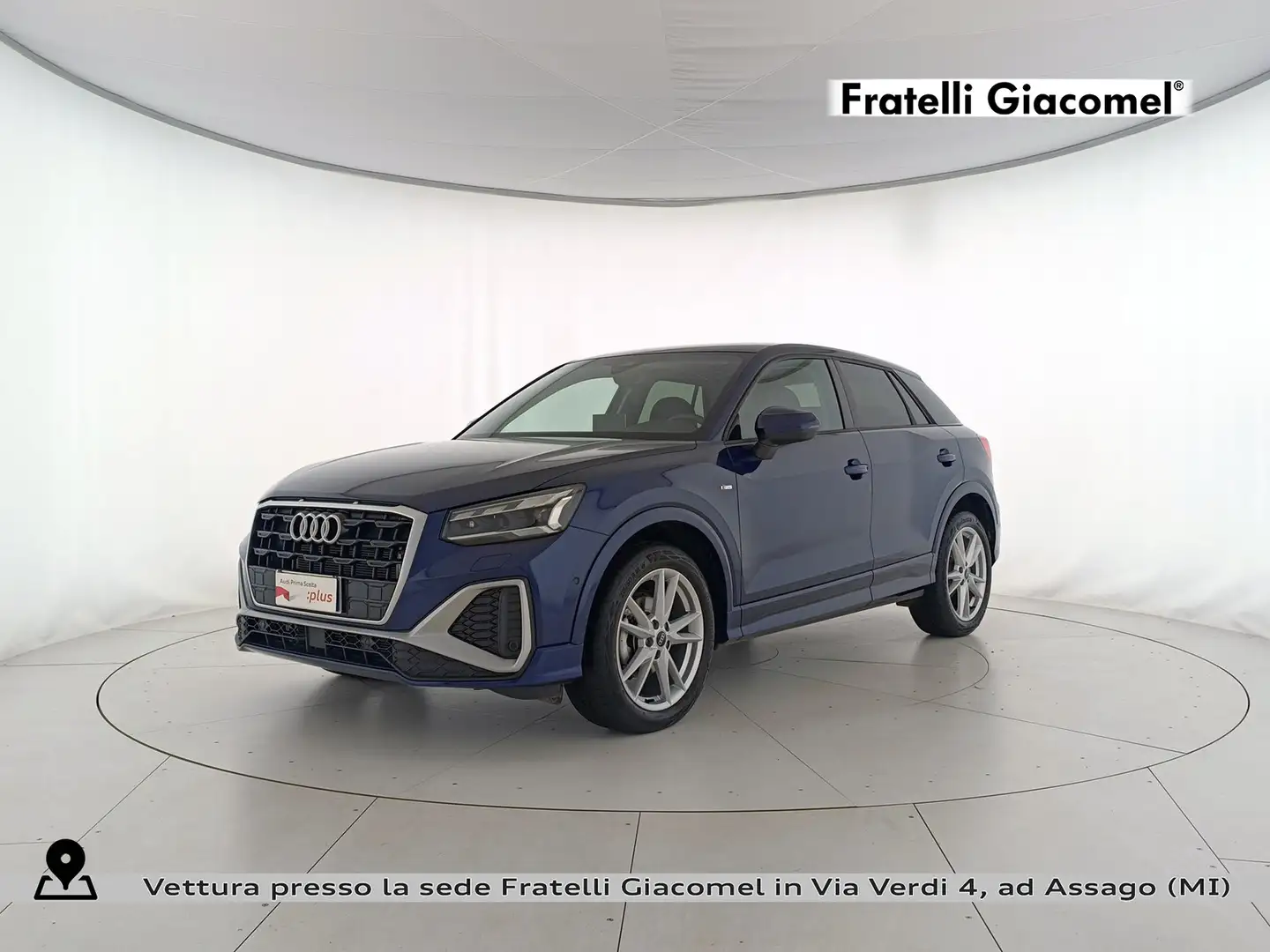 Audi Q2 35 1.5 tfsi s line edition s-tronic Bleu - 1