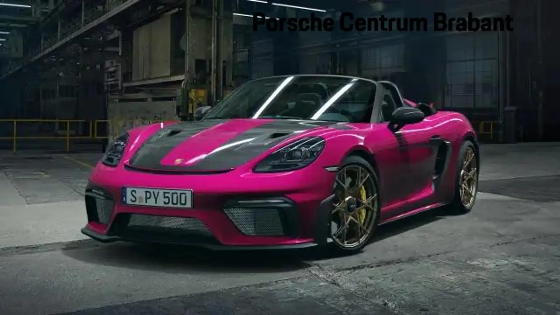 Porsche 718 Spyder RS Rood - 1
