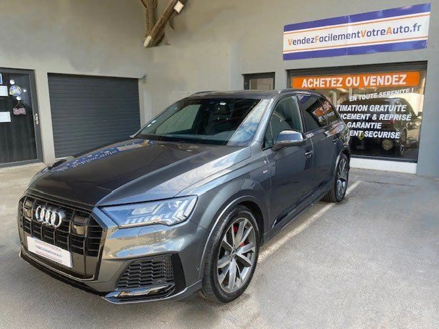 Audi Q7 60 TFSI E 3.0 60-TFSI E 456ch V6 QUATTRO Gris - 1