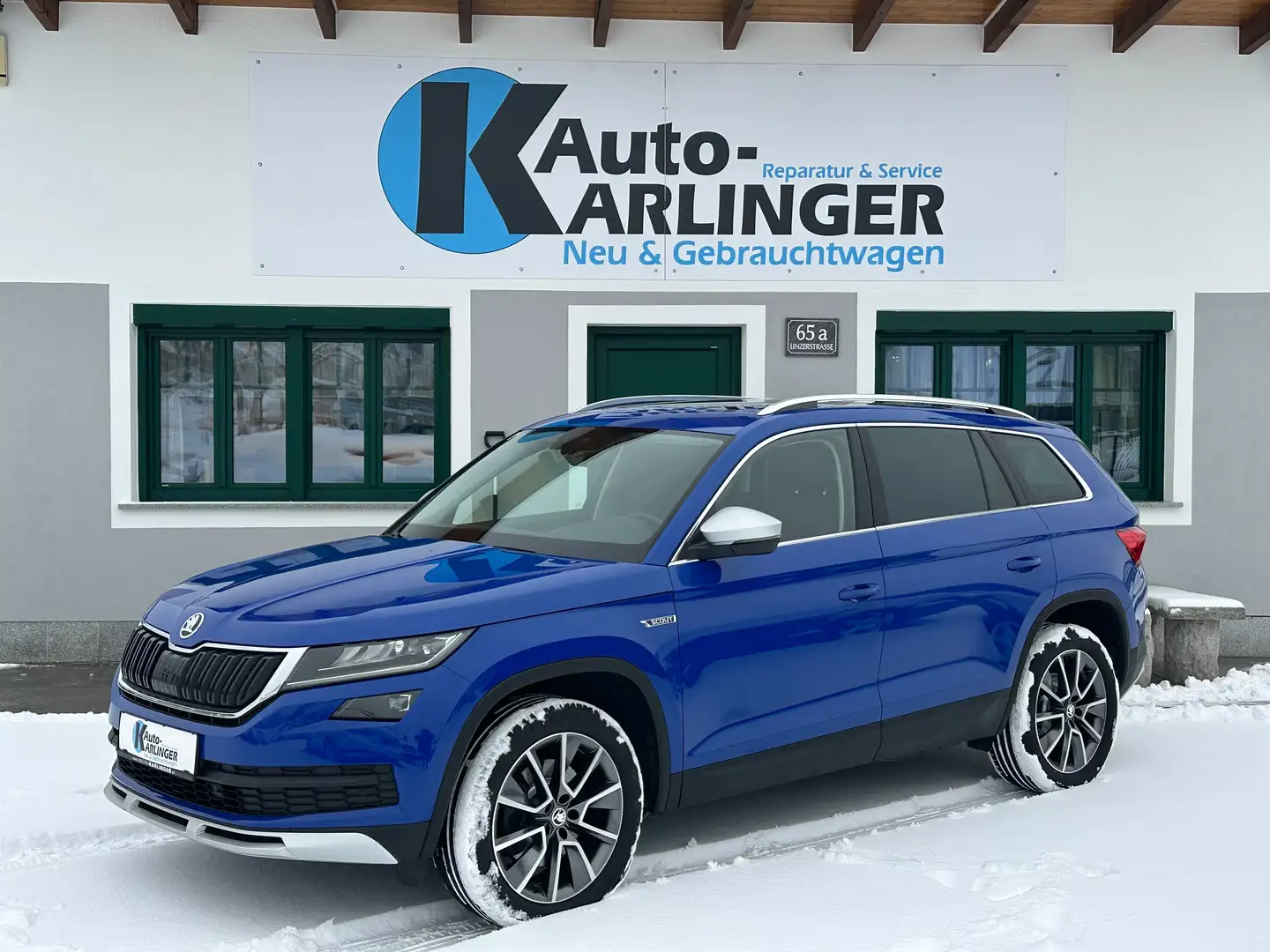 Skoda Kodiaq Scout 2,0 TDI 4x4 DSG Blau - 2