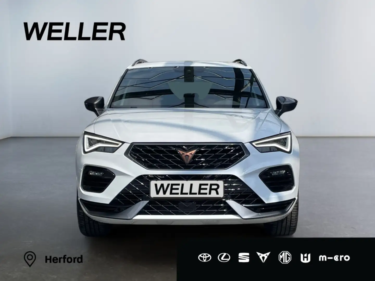 CUPRA Ateca 2.0 TSI 4Drive DSG *PANO*ACC*DCC*NAVI*360°* Weiß - 2
