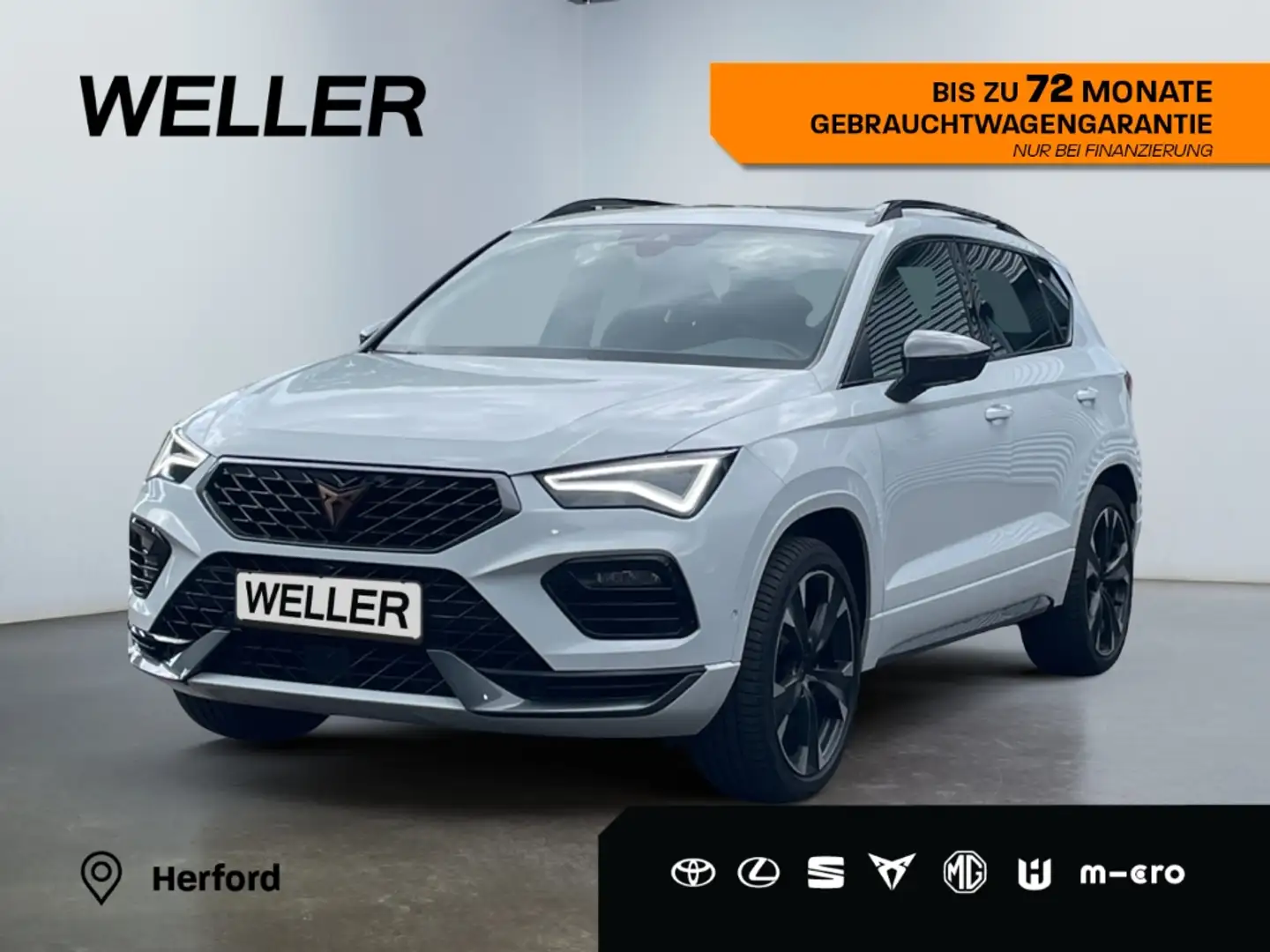 CUPRA Ateca 2.0 TSI 4Drive DSG *PANO*ACC*DCC*NAVI*360°* Weiß - 1