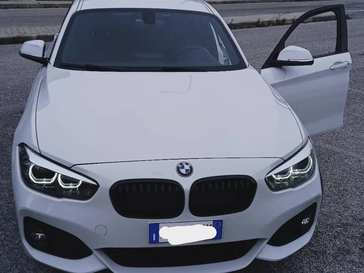 BMW 116 Serie 1 F/20-21 2015 116d Sport 5p Bianco - 1