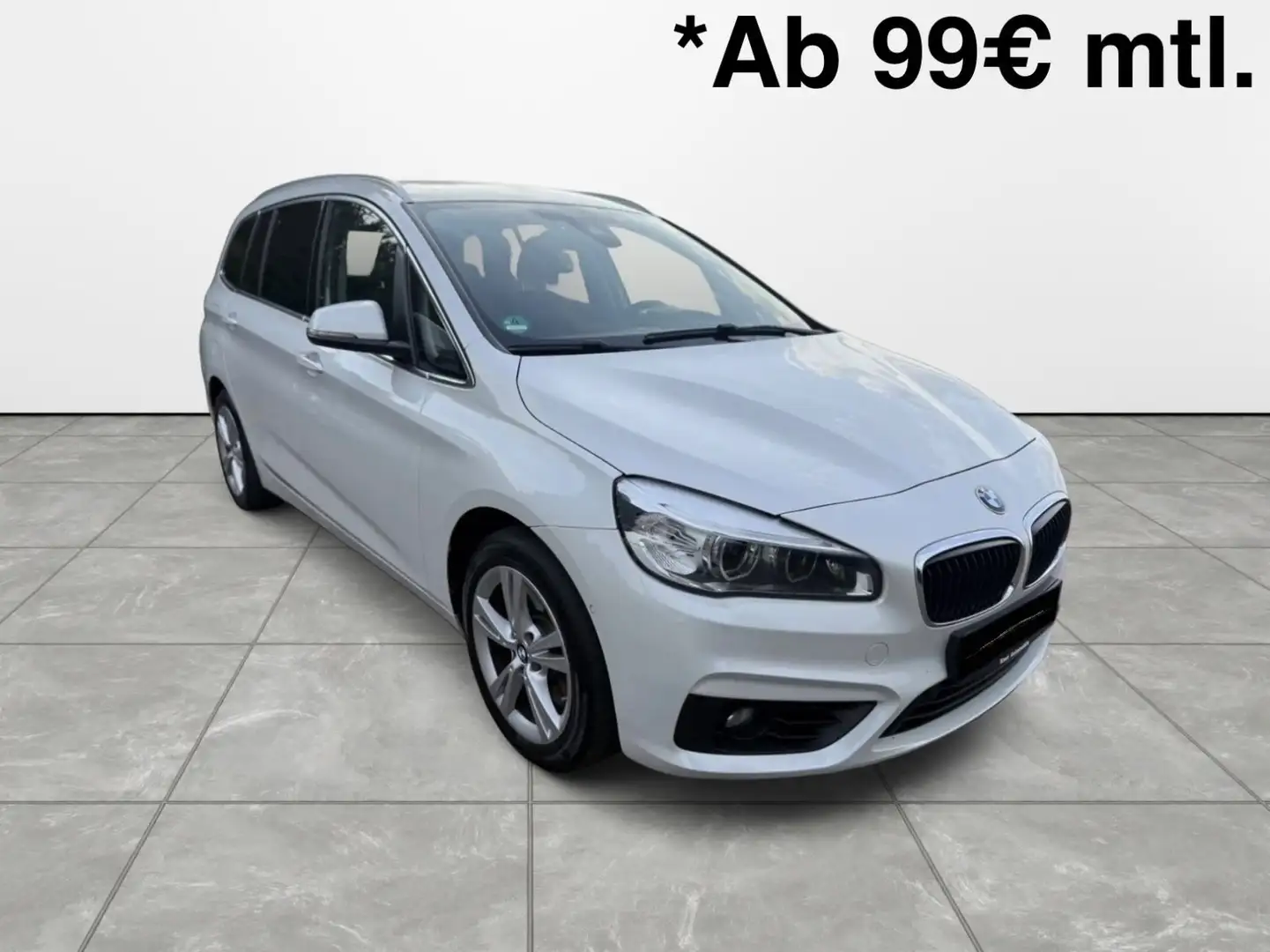 BMW 220 d Gran Tourer*7 Sitzer*1Hd*Advantage*Navi* Weiß - 1