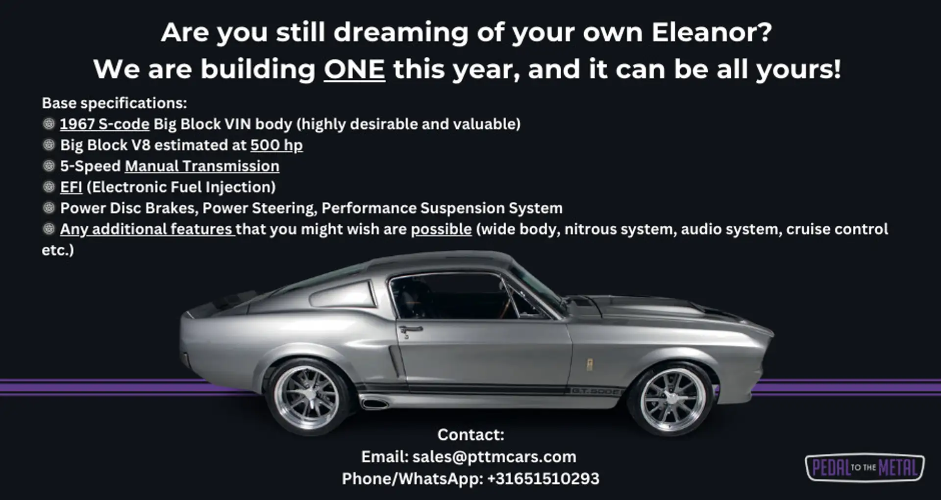 Ford Mustang USA "Eleanor" GT500E - 2