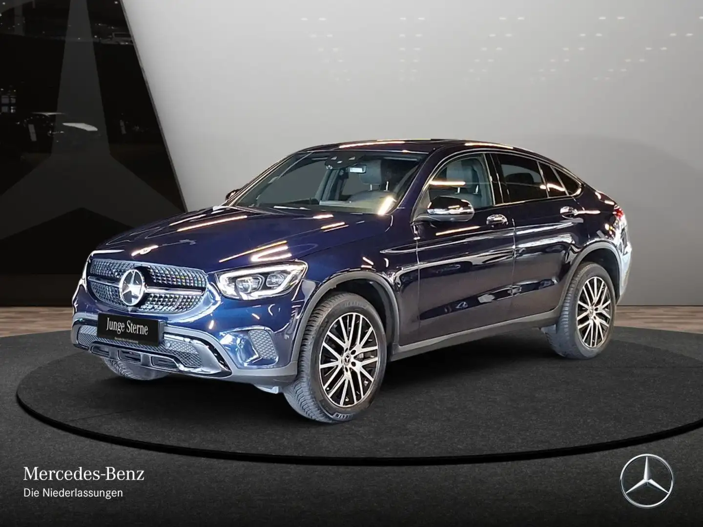 Mercedes-Benz GLC 300 e Coupé 4M NIGHT+360+MULTIBEAM+FAHRASS+9G Blau - 2