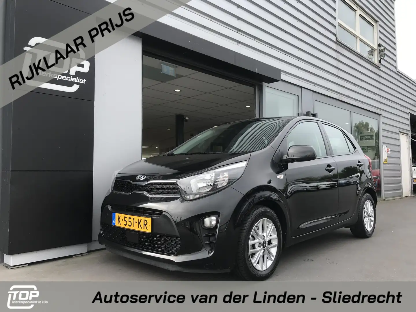 Kia Picanto 1.0 DynamicLine Automaat 7 JAAR GARANTIE Zwart - 1