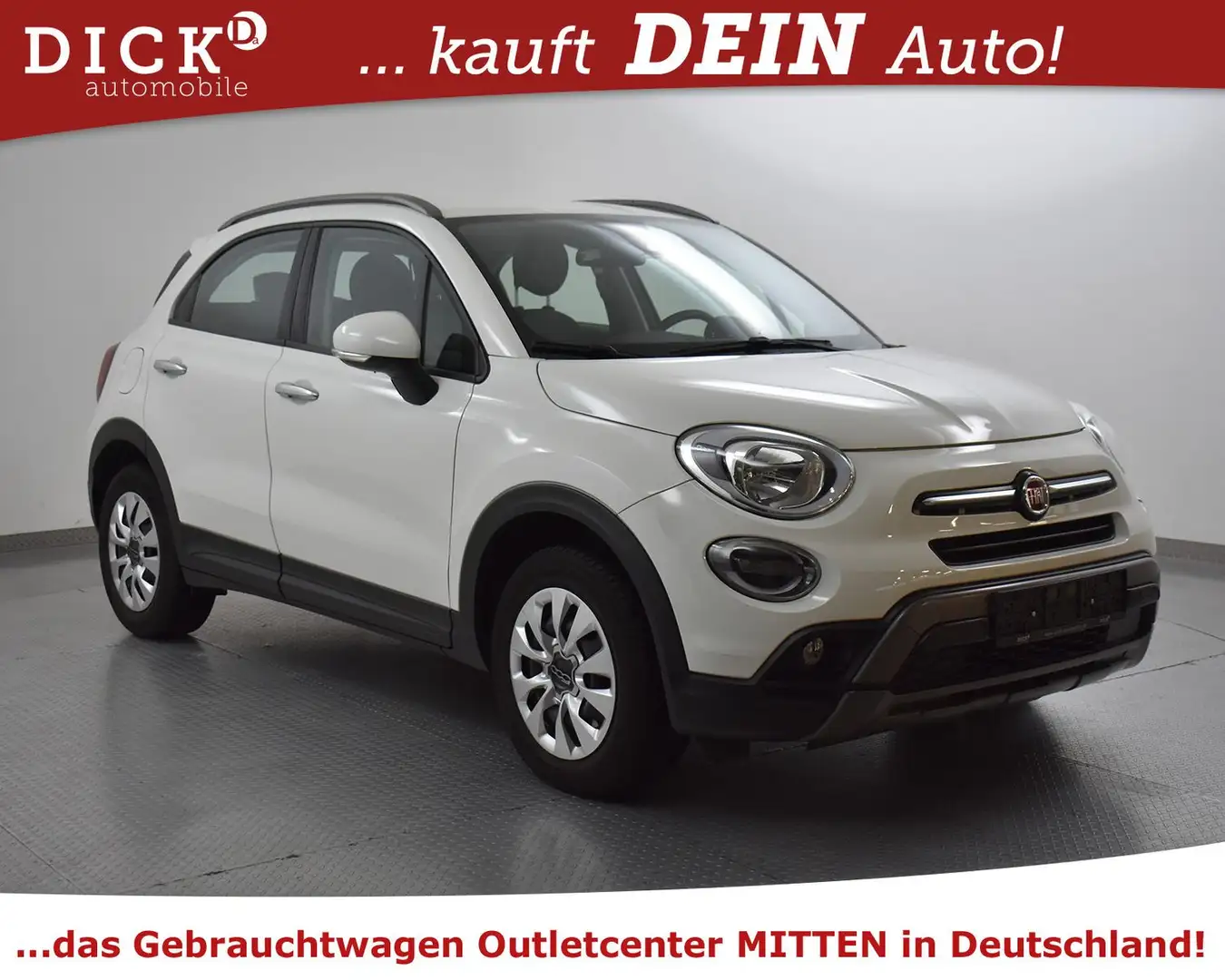 Fiat 500X 1.3 Cross Aut. LEDER+PDC+MFL+TEMP+APPLE+DAB Weiß - 1