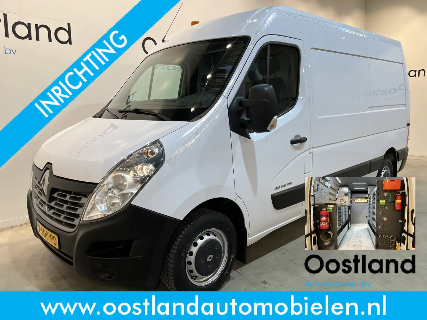 Renault Master 2.3 dCi L2H2 145 PK Servicebus / Bott Inrichting / Blanco - 1