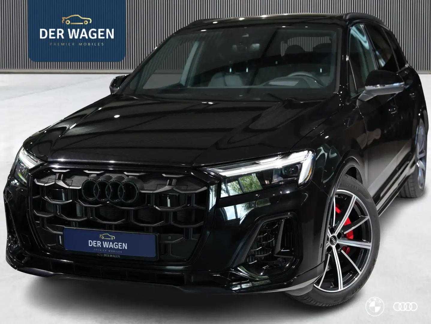 Audi Q7 60 TFSIe PRO LINE S COMPETITION BLACK ED. / PANODA Argent - 1