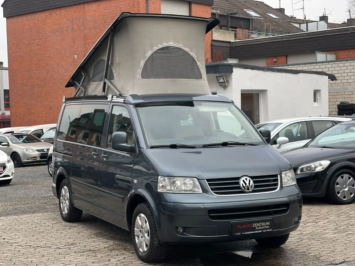 Volkswagen T5 Multivan T5 Wohnmobil | Camper Aufstelld.| Standh.| Navi+ Modrá - 1