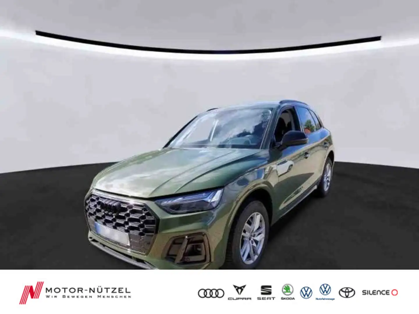 Audi Q5 40 TDI QU S-TR S-LINE MATRIX+NAVI+GRA+SHZ+DAB Grün - 1