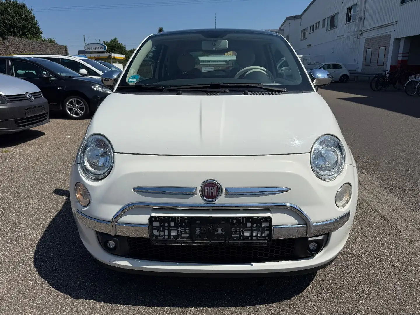 Fiat 500 1,4L*101PS* Automatik*Klima* Panorama Weiß - 2