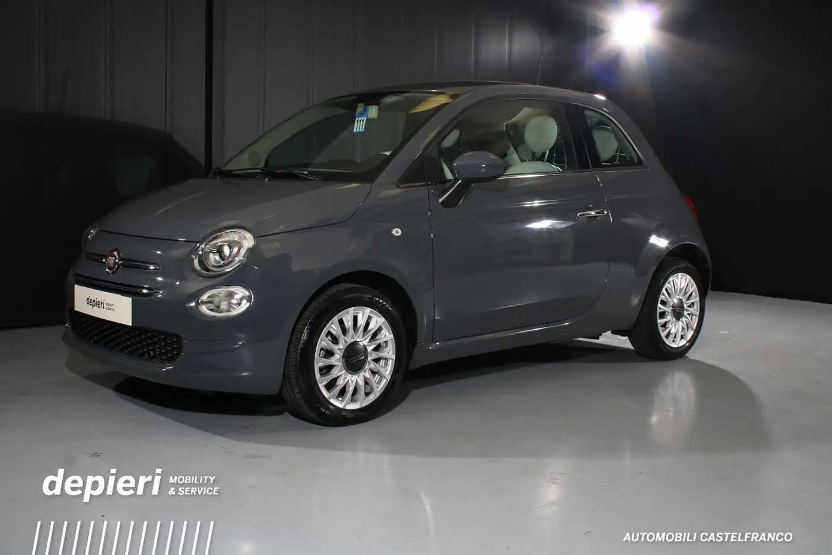 Fiat 500 1.2 Lounge 3p. -Ok Neop Gris - 1
