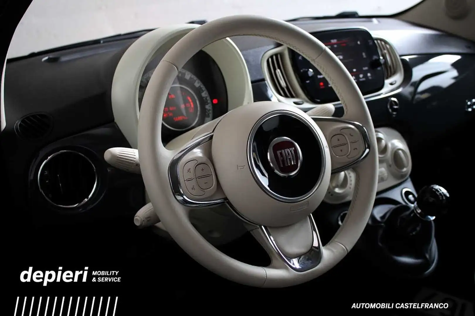 Fiat 500 1.2 Lounge 3p. -Ok Neop Gris - 2