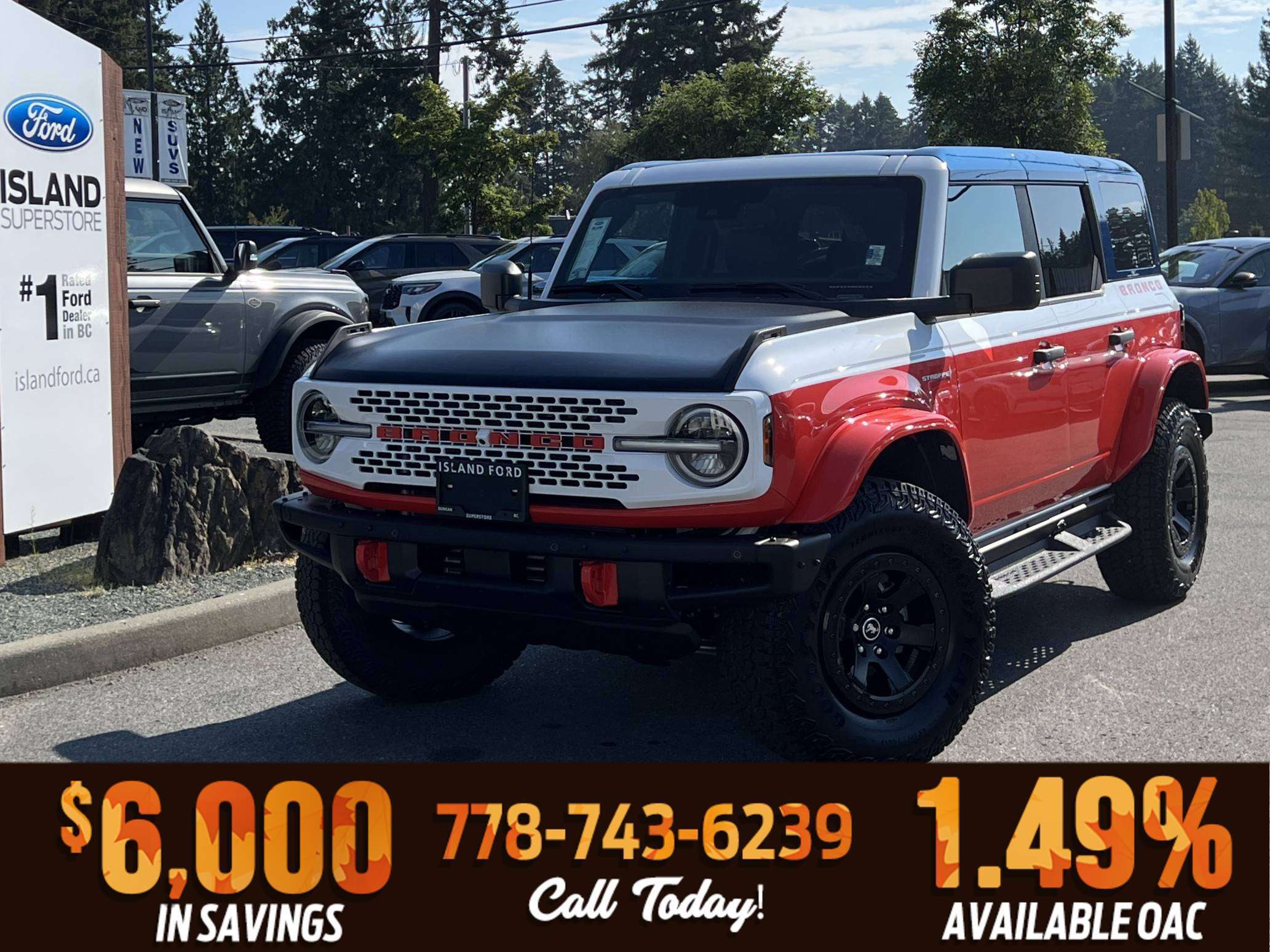 White 2026 Ford Bronco SUV / Crossover Four-Wheel Drive Automatic