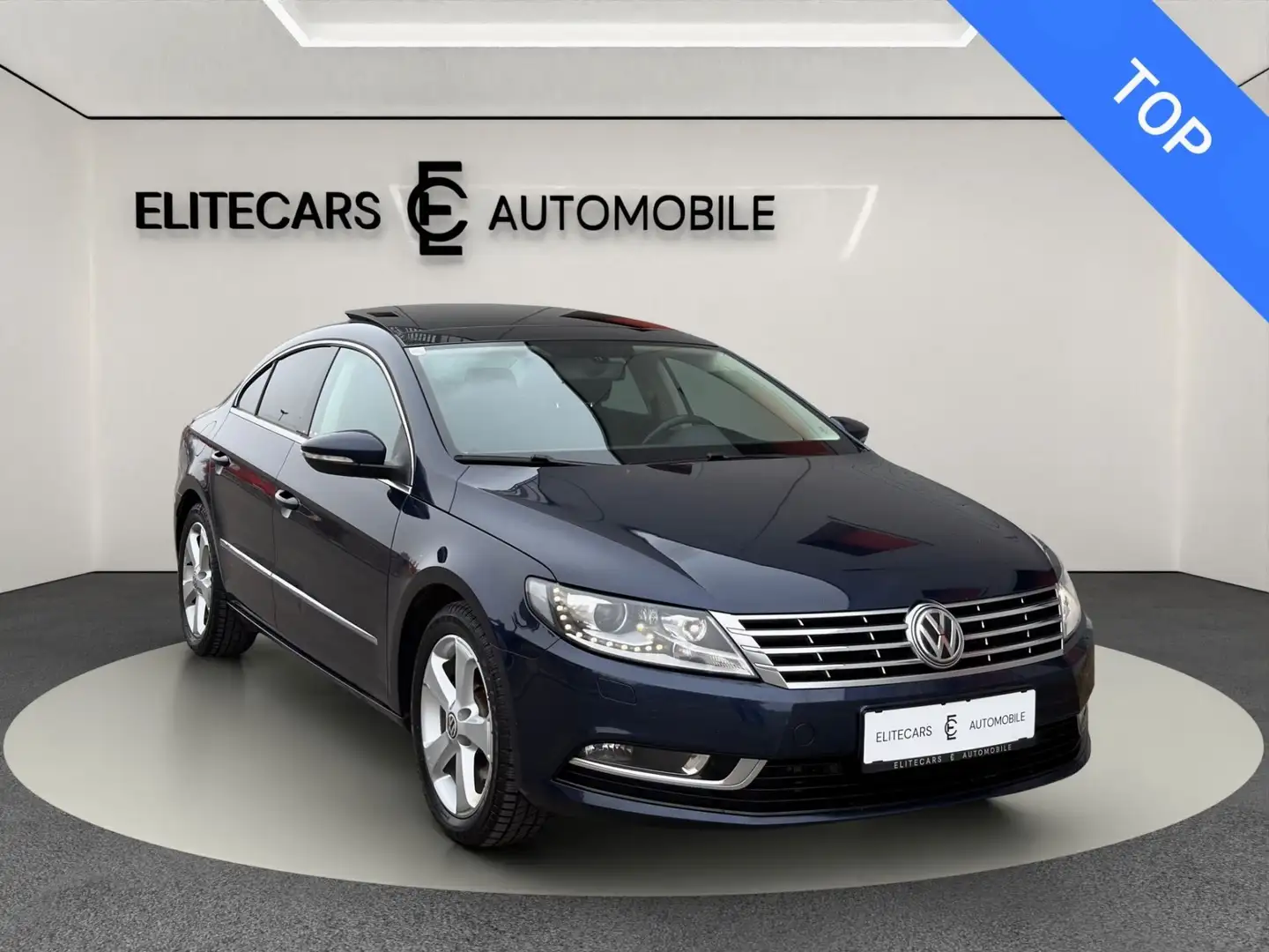 Volkswagen CC 2,0 TDI SKYLINE / ABSTANDSTEMPOMAT / SCHIEBEDACH Bleu - 1