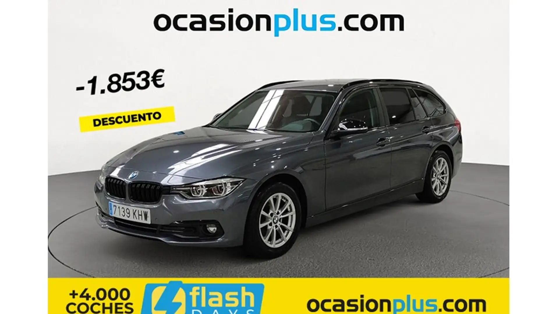 BMW 318 318d Touring Gris - 1