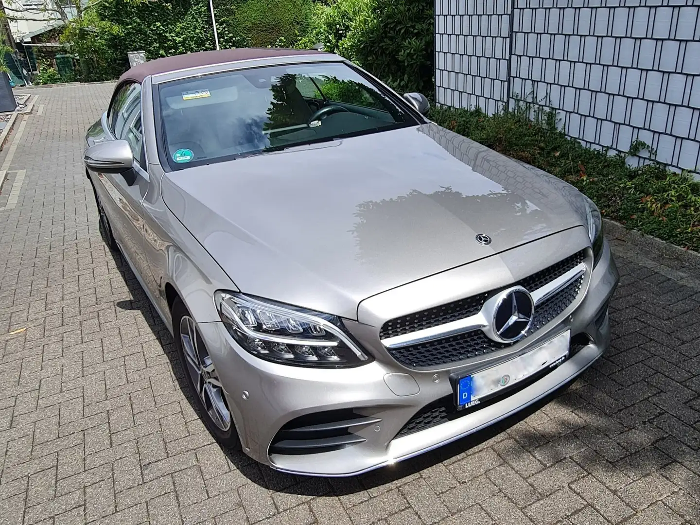 Mercedes-Benz C 300 C-Klasse Cabrio Cabrio 9G-TRONIC AMG Line Gris - 2