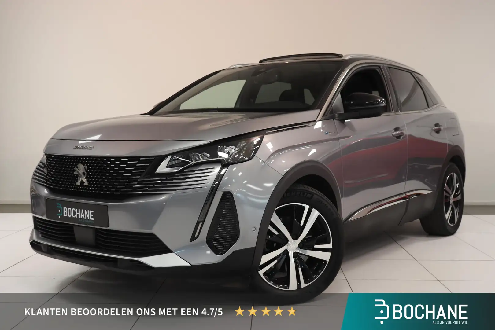 Peugeot 3008 1.6 HYbrid4 300 Blue Lease GT | Rondomzicht camera Gris - 1