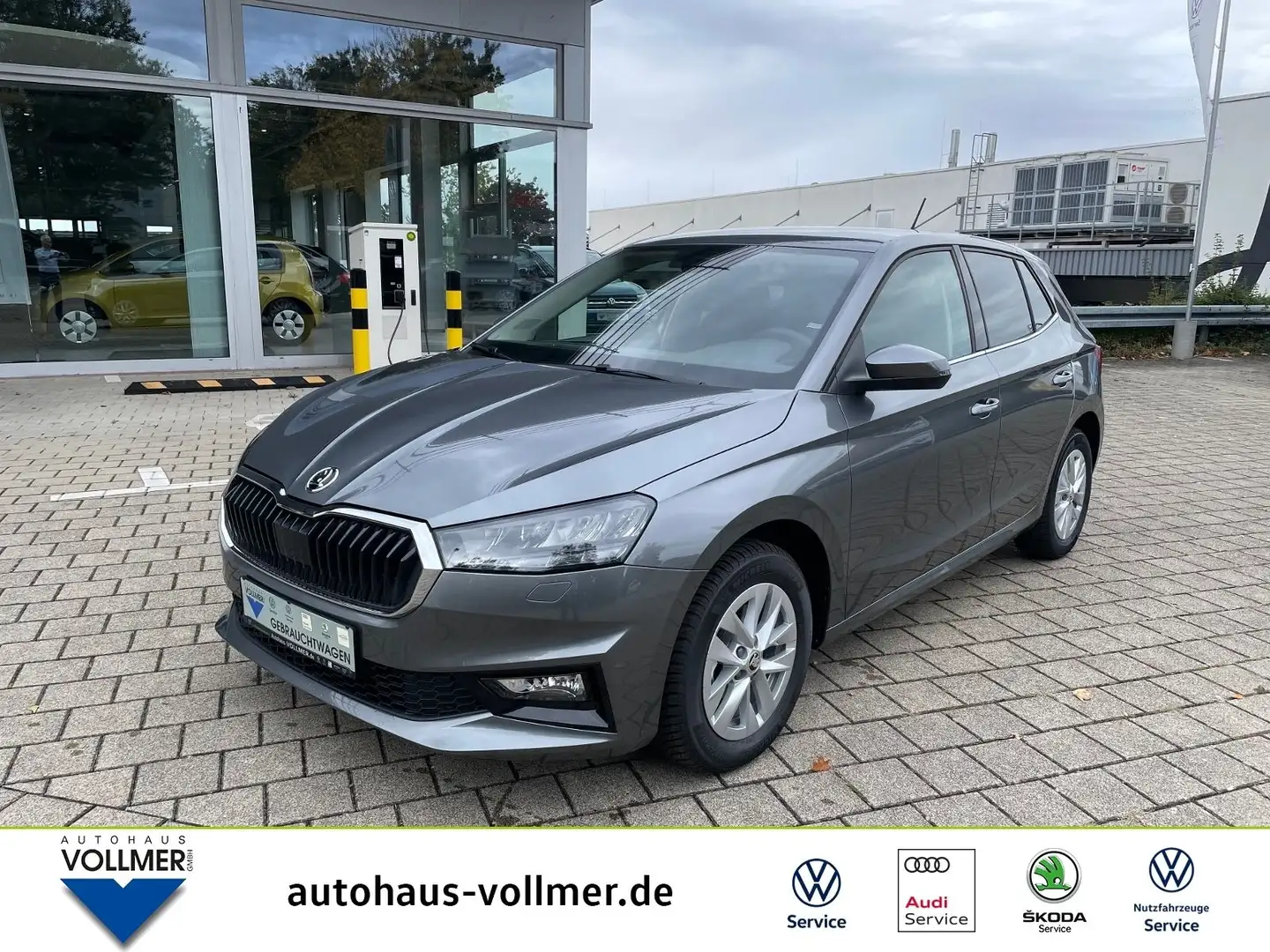 Skoda Fabia IV 1.0 TSI DSG Selction LED,ACC,PDC hi.,Al Grau - 1