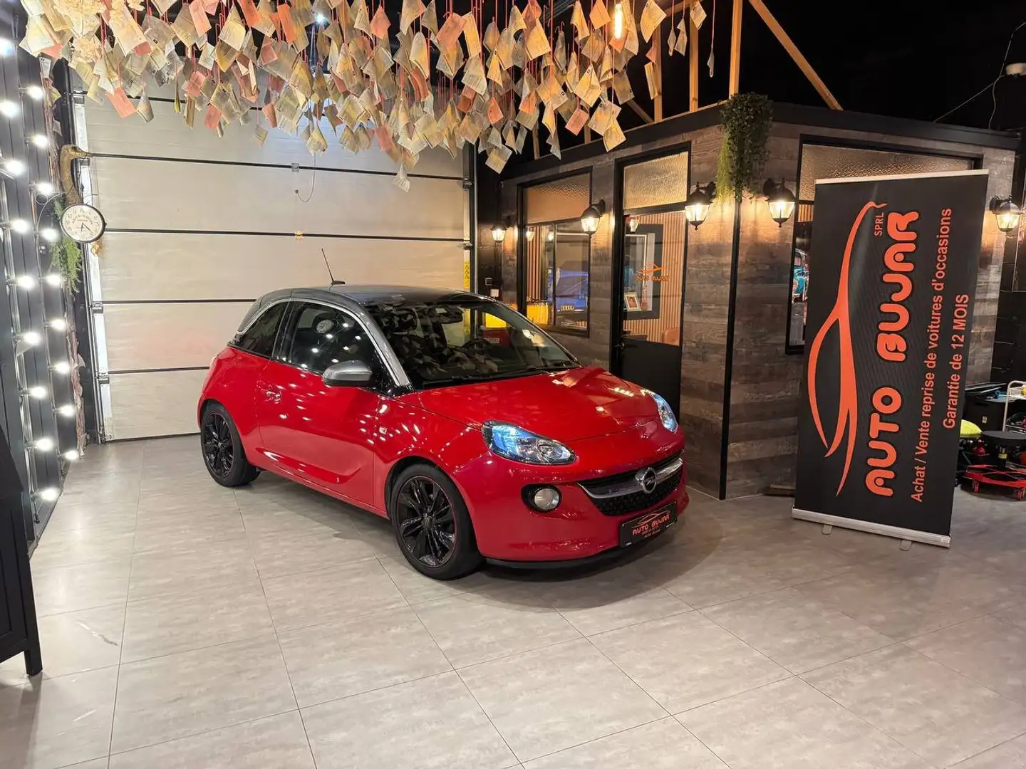 Opel Adam Adam 1.2i **AIRCO / CARPLAY / GPS / CUIR** Rood - 1