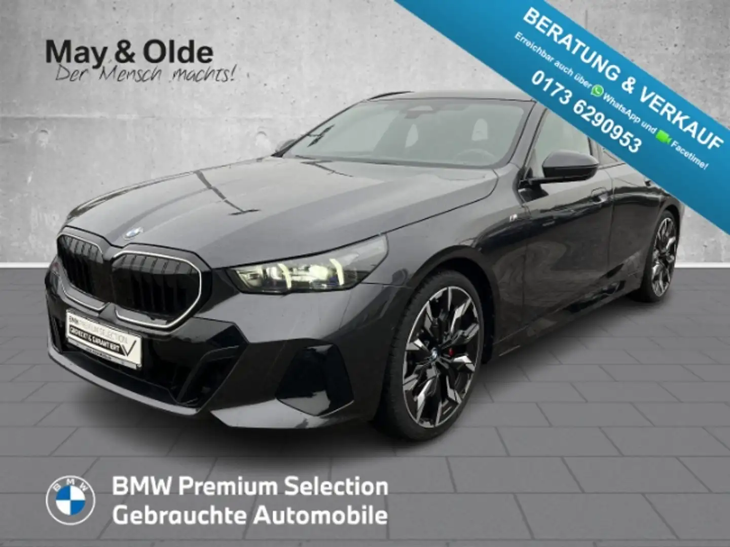 BMW 520 i M-Sport Pro 360° HuD Pano DA+ AHK Iconic Gris - 1